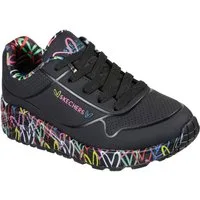 Skechers UNO LITE-LOVELY LUV Sneaker, Schnürschuh mit bedruckter Sohle, Größenschablone zum Download
