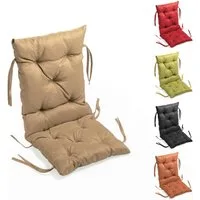 sunnypillow Bankauflage Bankauflage Stuhlkissen viele Farben und Größen zur Auswahl, 40 cm x 40 cm x 40 cm sandfarben