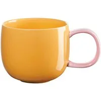 ASA SELECTION Becher Joy Henkelbecher passion fruit 0,4l, Porzellan, Geschirr