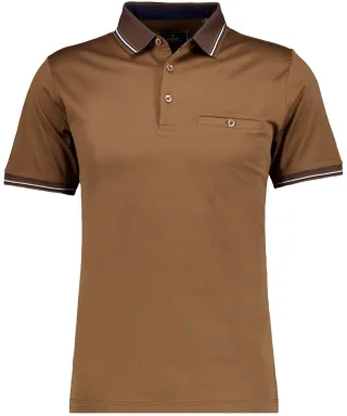 RAGMAN - Polo uni, mercerisierte Baumw. - Gr. - L