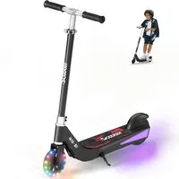 iscooter Elektro-Kinderroller E scooter Kinder und Jugendliche, 10/15km/h, (1-tlg), Reichweite von 5 bis 7 km, mit schönen Seitenleuchten