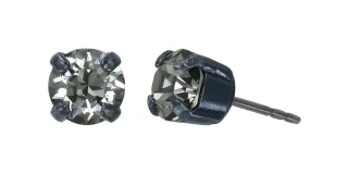 konplott - Ohrstecker - Black Jack silver