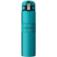 AQUAPHOR Thermoflasche aus Edelstahl 480ml - Edelstahl Trinkflasche GRÜN, Hält Ihr Getränk 6 Stunden lang heiß und 6 Stunden lang kalt. /