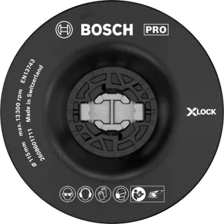 Bosch PRO X-LOCK Stützteller, weich, 115 mm - 2608601711