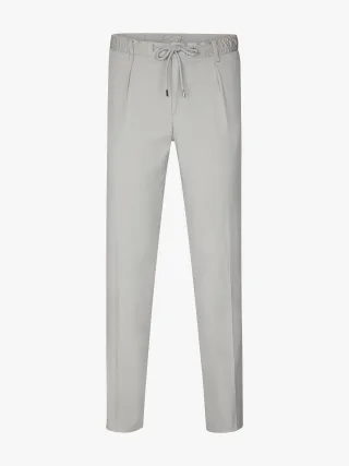 Profuomo - Graue Sportcord-Chinohose hellgrau - Gr. - 56