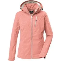 Killtec Softshelljacke KOS 13 WMN SFTSHLL JCKT FLORAL Wasserabweisende, winddichte Softshelljacke mit floralem Muster