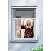 Insektenschutzrollo für Fenster, Fiberglas Fliegengitter mit Aluminium Rahmen, SCHELLENBERG, mit Bohren, verschraubt, in verschiedenen Farben und Größen erhältlich