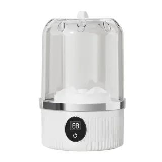 Mini Cordless Washing Machine Travel Underwear Small Sock Washing Machine withLCD Digital Display Draining Portable La
