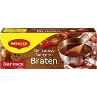 MAGGI Saucen, Maggi Delikatess Soße zu Braten perfekt zu Fleisch 3er für 3x 250ml