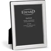EDZARD Bilderrahmen Salerno, versilbert und anlaufgeschützt, für 13x18 cm Foto