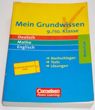 Mein Grundwissen - Realschule - Aktualisierte Ausgabe 2006: 9./10. Schuljahr - Schülerbuch