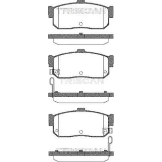 Triscan Bremsbel?ge hinten Nissan 100nx Almera Cefiro Maxima Primera Sunny