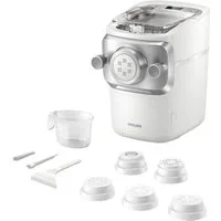 Philips Nudelmaschine Pastamaker HR2660/00 Avance Collection, 200 W, inkl. Form-, Knet- und Pressfunktion und 6 Formscheiben