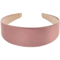 axy Haarreif Breiter Haarreif mit Satin bezogen, Vintage Klassik-Look Damen Haareifen Haarband