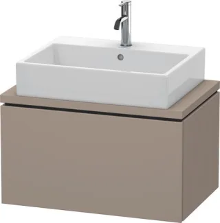 Duravit L-Cube Konsolenwaschtischunterbau wandhängend Basalt Matt 720x477x400 mm - LC580104343 LC580104343