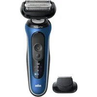 Braun Elektrorasierer Series 6 Wet&Dry - Folienrasierer - schwarz/blau