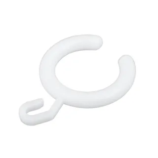 AVENARIUS Vorhangring, Kunststoff weiß, VPE 10 Stück, Serie free living!, Innen Ø 30,5 mm 9004810030