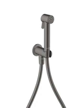 Hansgrohe Bidette Handbr. Axor Bidette Showers f.Kaltwasser rund m.Schlauch 1250mm polished black c 29240330