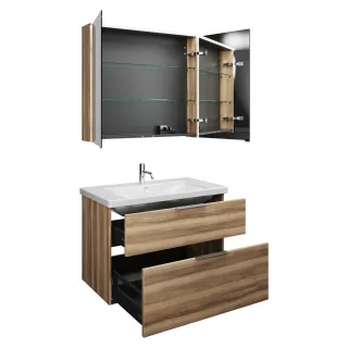 Burgbad SET Eqio Frassino Dekor Cappuccino/Alpinweiss, SFAN093F3437C0001 SFAN093F3437C0001