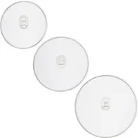 relaxdays Spritzschutzdeckel 3er Set Spritzschutz für Pfannen, (3-tlg)