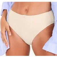 Nuance by Lascana Slip hoch geschnittener Slip aus Baumwolle