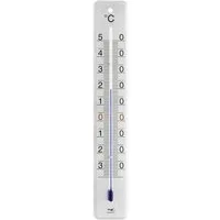 TFA Dostmann Raumthermometer Innen-Außen-Thermometer Edelstahl 12.2046.61