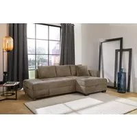 Jockenhöfer Gruppe Ecksofa Fantasy L-Form, B: 247 cm, Dreh-Schwenk-Ottomane, mit Bettfunktion, Bettkasten & Zierkissen, wandelbar zum Big-Sofa