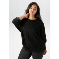 Aniston PLUS Rundhalsshirt mit interessanter Biesenstruktur - NEUE KOLLEKTION
