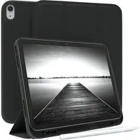 EAZY CASE Tablet-Hülle Penholder Smartcase für Apple iPad 10. Gen. (2022) 10,9 Zoll, Hülle Schutzhülle mit Sleep Wake Up Funktion Etui zum Klappen Schwarz