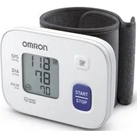 Omron Handgelenk-Blutdruckmessgerät RS1, klinisch validiert, vorgeformte Manschette 13.5-21.5 cm, einfache Anwendung, präzise Messung, für zu Hause und unterwegs