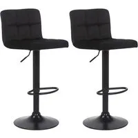 CLP Barhocker Feni Samt (Set, 2 St., 2er), gepolstert, höhenverstellbar