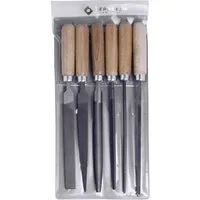 BERNSTEIN TOOLS FOR ELECTRONICS Feile Schlüsselfeilen-Set mit Holzheft im Etui 6tlg 5-240