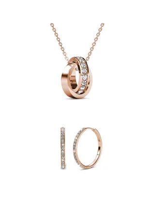Parures Chic Kreisreifen - Or Rosé et Cristal
