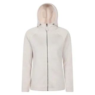 Mountain Warehouse - "Nevis" Hoodie mit durchgehendem Reißverschluss für Damen (Beige)