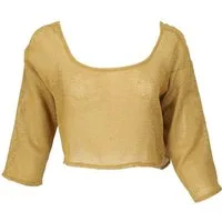 Guru-Shop Longbluse Transparente Boho Bluse, oversize.. alternative Bekleidung