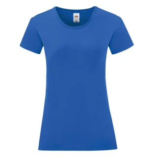 Fruit of the Loom - "Iconic" T-Shirt für Damen (Königsblau)