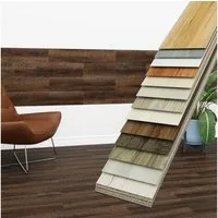 Hexim Vinylboden, Vinyldielen 0,97m² selbstklebend PVC Wandverkleidung Bodenbelag Holzoptik 91x15cm Paneele für Wand & Boden Holzdielen dunkelbraun (7 Dielen Mocha Walnut - 1818-6)