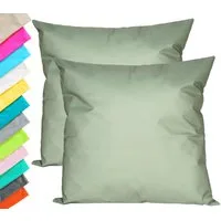 JACK Kissenbezüge JACK 2er Set Outdoor Kissenhülle Kissenbezug 45x45cm Wasserfest, (2 Stück), robust und strapazierfähig, Wasserabweisend, für Innen & Außen