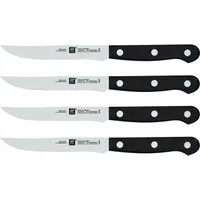 Zwilling Steakmesser ZWILLING TWIN Gourmet Steakmesserset,Messer 4-tlg eisgehärtete Klinge (4 Stück)