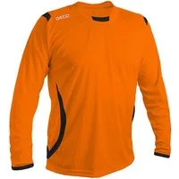 Geco Langarmshirt Levante (100% Polyester) orange/schwarz Herren