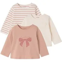 vertbaudet Langarmshirt Baby Shirts BASIC 3er-Pack