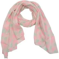 MIRROSI Modeschal Asymmetrischer Schal, Made in Italy 20% Seide 80% Baumwolle, (ca.170x77cm, Leicht und bequem, wunderschönes Muster), Damen Halstuch ideal für Frühling, Sommer und Herbst