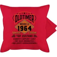 Shirtracer Kissenbezüge Oldtimer Modell 1964 - schwarz, (1 Stück), 60. Geburtstag Kissen