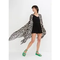 bonprix Poncho aus Viskose, mit Animal-Print, figurumspielend, Überwurf