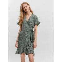 Vero Moda Minikleid VMHenna (1-tlg) Wickel-Design