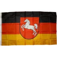 trends4cents Flagge Flagge 90 x 150 cm Hissfahne Bundesland Sturmflagge Hissfahne (Niedersachsen), für Fahnenmaste