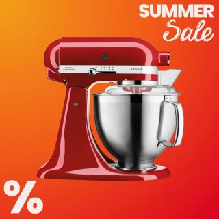 KitchenAid Artisan 4,8 Liter Küchenmaschine Modell KSM185 - EMPIRE ROT
