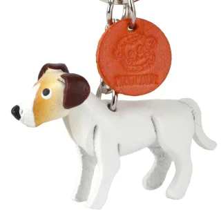 Jack Russell Terrier Schl?sselanh?nger aus Leder