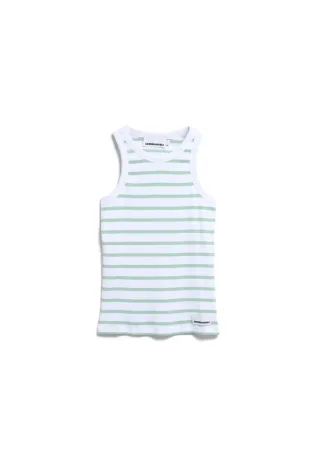 Armedangels - KANITAA STRIPE TOP white-foam - Gr. - L