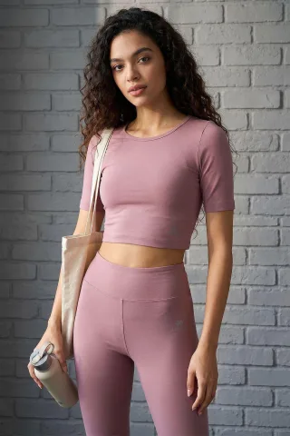Damen Baumwoll Slim-Fit Active Set